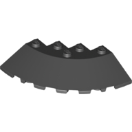 Circle 90G 6X6 Roof Tile - Black