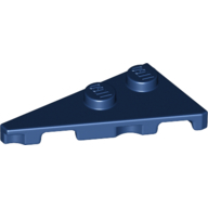 Left Plate 2X4, Deg. 27 - Earth Blue