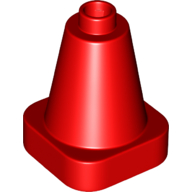 Duplo Cone 2X2X2 - Bright Red