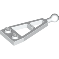 Plate 1X2X4 W. Ball - White