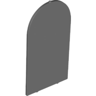 Glass For Frame 1X6X7, W/ Bow - Dark Stone Grey
