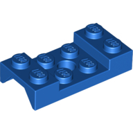 Mudguard 2X4 W. Hole Minuscule4.9 - Bright Blue
