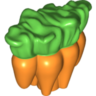 Duplo Carrot 2X2 - Bright Orange