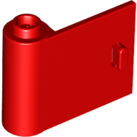 Left Door W/Knob Hinge 1X3X2 - Bright Red