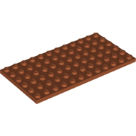 Plate 6X12 - Dark Orange