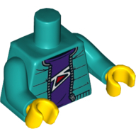 Mini Upper Part, No. 5207 - Bright Bluish Green