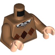 Mini Upper Part, No. 5205 - Medium Nougat