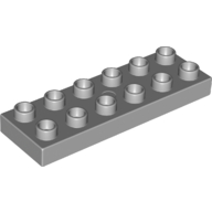 Plate 2X6 - Medium Stone Grey