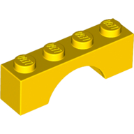 Brick W. Bow 1X4 - Bright Yellow