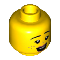 Mini Head, No. 3159 - Bright Yellow