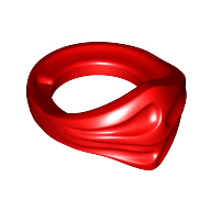 Mini  Mask No. 1 - Bright Red