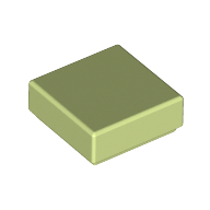 Flat Tile 1X1 - Spring Yellowish Green