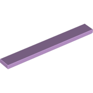 Flat Tile 1X8 - Lavender