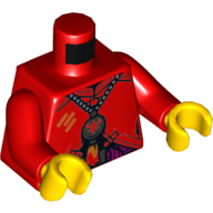 Mini Upper Part, No. 5138 - Bright Red