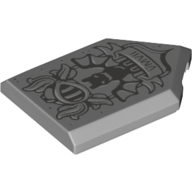 Flat Tile 2X3 W/ Angle, No. 5 - Medium Stone Grey