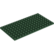 Plate 8X16 - Earth Green