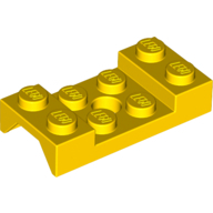Mudguard 2X4 W. Hole Minuscule4.9 - Bright Yellow