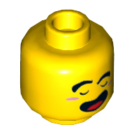Mini Head, No. 3186 - Bright Yellow