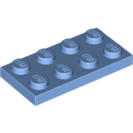 Plate 2X4 - Medium Blue