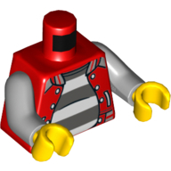 Mini Upper Part, No. 5124 - Bright Red
