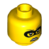 Mini Head, No. 3184 - Bright Yellow