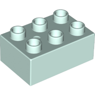 Brick 2X3 - Aqua