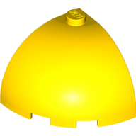 Arch Brick 3X3X2 - Bright Yellow