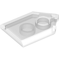 Flat Tile 2X3 W/ Angle - Transparent