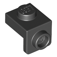 Plate 1X1, W/ 1.5 Plate 1X1, Downwards - Black