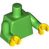 Mini Upper Part No. 5098 - Bright Green