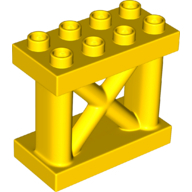 Lattice Wall 2X4X3 - Bright Yellow