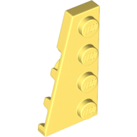 Left Plate 2X4 W/Angle - Cool Yellow