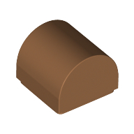 Plate 1X1X2/3, Outside Bow - Medium Nougat