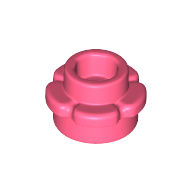 Flower 1X1 - Vibrant Coral