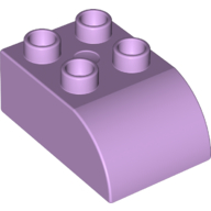 Duplo Brick, Bow 2X3X1 - Lavender