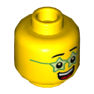 Mini Head, No. 3131 - Bright Yellow
