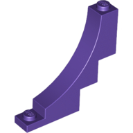 Brick With Bow 1X5X4 Inv. - Medium Lilac