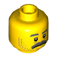 Mini Head, No. 3061 - Bright Yellow