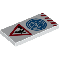 Flat Tile 2X4, No. 210 - White