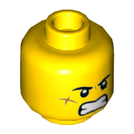 Mini Head, No. 3136 - Bright Yellow