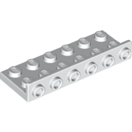 Plate 2X6, W/1.5 Plate 1X6, Upwards - White