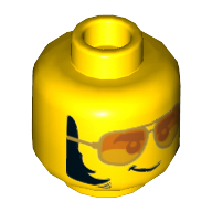 Mini Head, No. 3071 - Bright Yellow