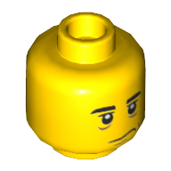 Mini Head, No. 3065 - Bright Yellow