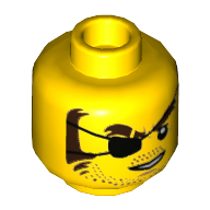 Mini Head, No. 3062 - Bright Yellow