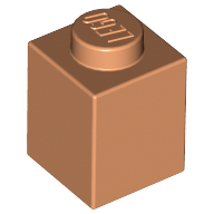 Brick 1X1 - Nougat