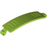 Panel Curved 3X13X2 - Bright Yellowish Green