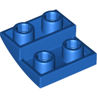 Brick 2X2X2/3, Inverted Bow - Bright Blue