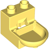Duplo Toilet - Cool Yellow