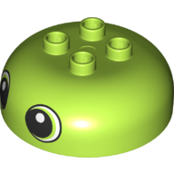 Hemisphere 4X4 W/ 4 Knobs, No. 5 - Bright Yellowish Green