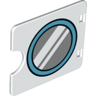 Insert 3X4, W/ Cut Out, No. 7 - White
